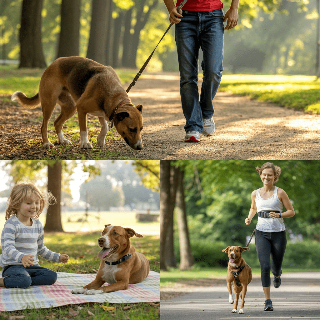 sicher joggen mit hund mit bauchgurt-leine für aktive hunde