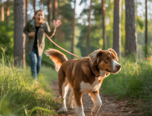 Rückruftraining mit Schleppleine bei hoher Ablenkung