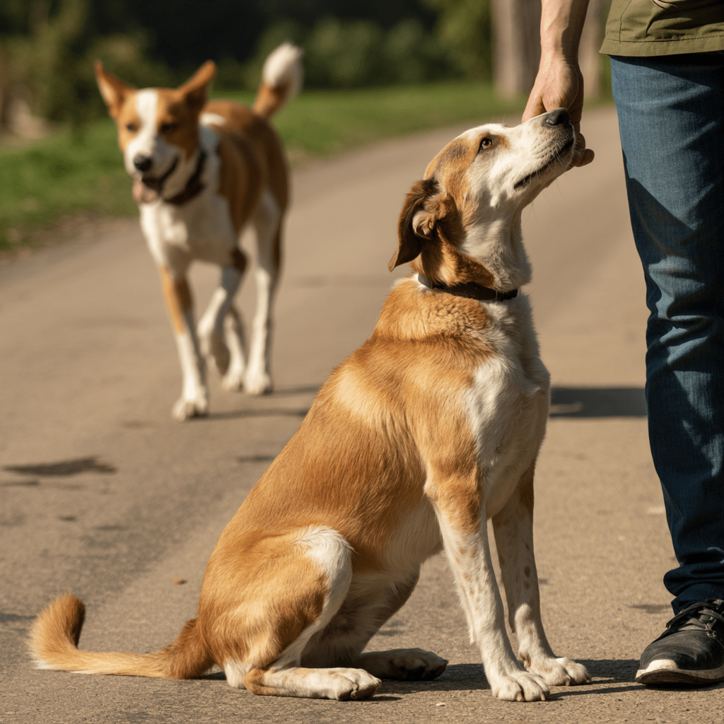 Fokus-Training bei Hundebegegnungen